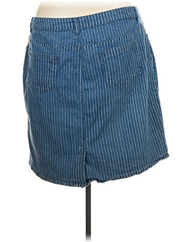Jessica London Denim Skirt (view 2)