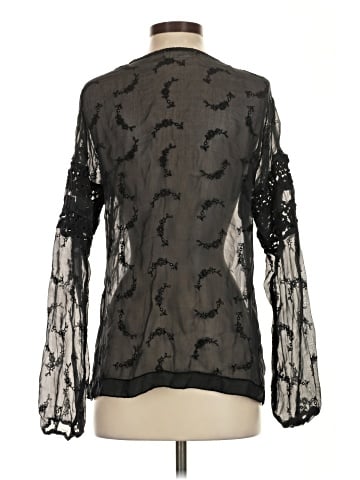 4 Love and Liberty Long Sleeve Silk Top (view 2)