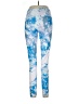 Hayden Print Blue Active Pants Size L - photo 2