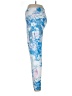 Hayden Print Blue Active Pants Size L - photo 5