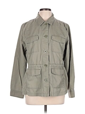 Chaps 3/4 Sleeve Button-Down Shirt (view 1)