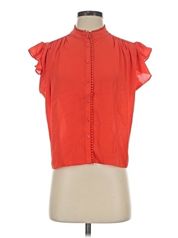 Ann Taylor Short Sleeve Blouse (view 1)