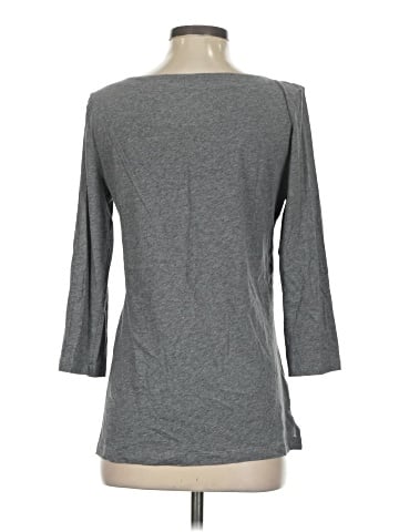 Ann Taylor LOFT Outlet 3/4 Sleeve T-Shirt (view 2)