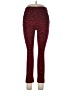 Zara Basic Animal Print Red Leggings Size L - photo 1