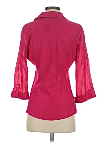 Ann Taylor Factory 3/4 Sleeve Button-Down Shirt (view 2)