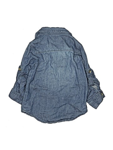 Genuine Kids from Oshkosh 3/4 Sleeve Button-Down Shirt (view 2)