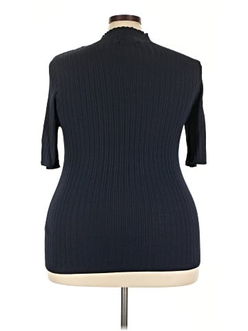 ELOQUII Short Sleeve Turtleneck (view 2)