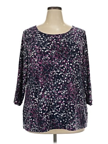 Croft & Barrow 3/4 Sleeve Blouse (view 1)