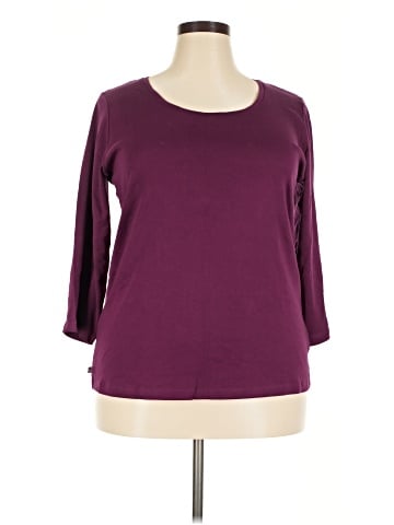 Jones New York Signature 3/4 Sleeve T-Shirt (view 1)