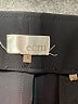 Ecru Solid Black Active Pants Size S - photo 7