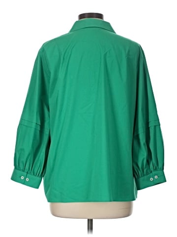 Foxcroft 3/4 Sleeve Button-Down Shirt (view 2)