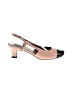 Array 100% Leather Pink Heels Size 10 1/2 - photo 1