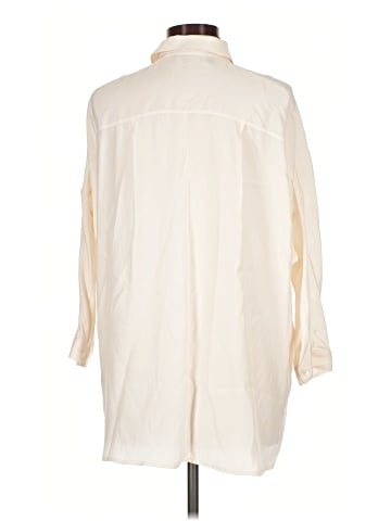 Vince. 3/4 Sleeve Silk Top (view 2)