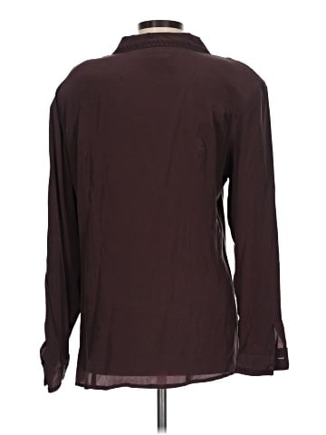Tess Long Sleeve Silk Top (view 2)