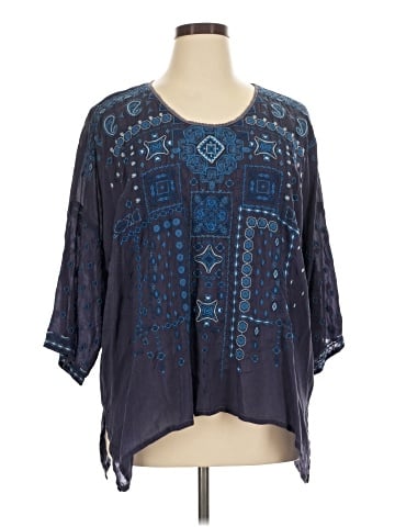 Johnny Was 3/4 Sleeve Blouse (view 1)