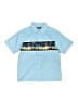Protest Blue Short Sleeve Button-Down Shirt Size 5 - 6 - photo 1