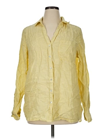 Sigrid Olsen Long Sleeve Button-Down Shirt (view 1)