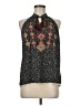 THML 100% Polyester Black Sleeveless Blouse Size M - photo 1