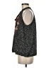THML 100% Polyester Black Sleeveless Blouse Size M - photo 5