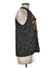 THML 100% Polyester Black Sleeveless Blouse Size M - photo 4