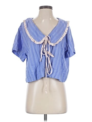 Out From Under Short Sleeve Blouse (view 1)