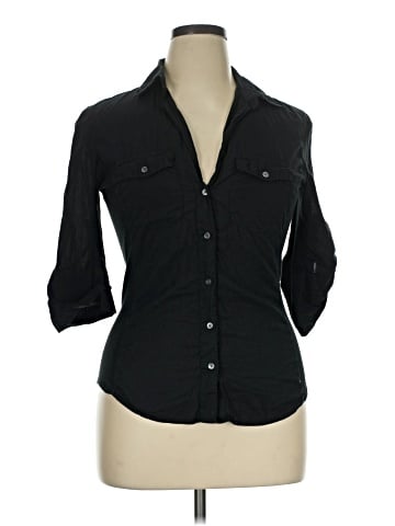 James Perse 3/4 Sleeve Button-Down Shirt (view 1)
