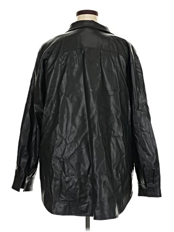 Avenue Faux Leather Jacket (view 2)