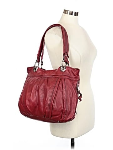 B Makowsky Leather Shoulder Bag (view 2)