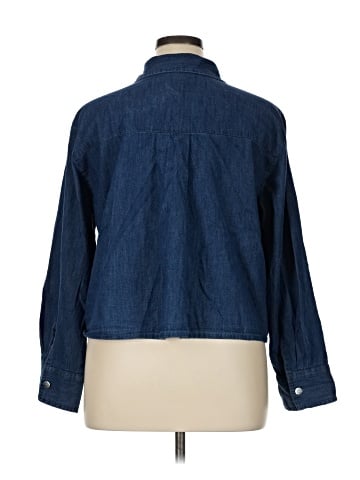 Nouveau Monde 3/4 Sleeve Button-Down Shirt (view 2)