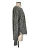 Cable & Gauge Animal Print Gray Pullover Sweater Size S - photo 4