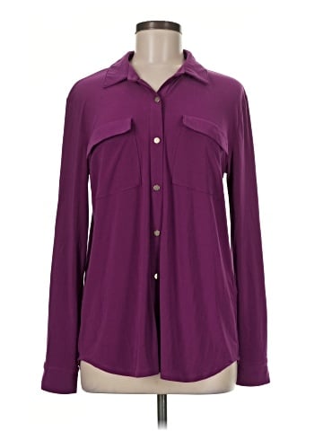 DKNY Long Sleeve Blouse (view 1)