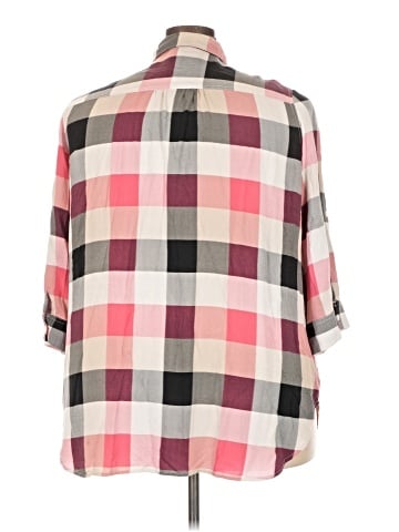 Avenue 3/4 Sleeve Button-Down Shirt (view 2)