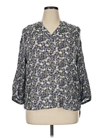 Caslon 3/4 Sleeve Blouse (view 1)