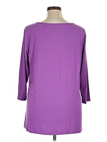 Susan Graver 3/4 Sleeve T-Shirt (view 2)