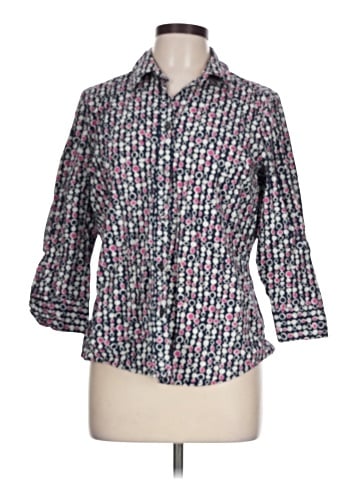 G.H. Bass & Co. 3/4 Sleeve Button-Down Shirt (view 1)