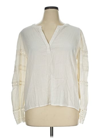 Ann Taylor Long Sleeve Blouse (view 1)