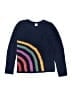 Hanna Andersson 100% Polyester Blue Pullover Sweater Size 12 - photo 1
