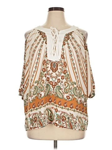 New York & Company 3/4 Sleeve Blouse (view 1)