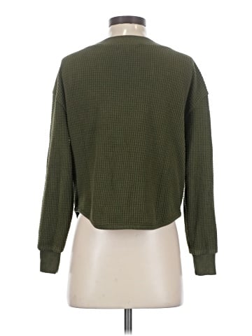 Madewell Brushed Waffle V-Neck Tee (view 2)