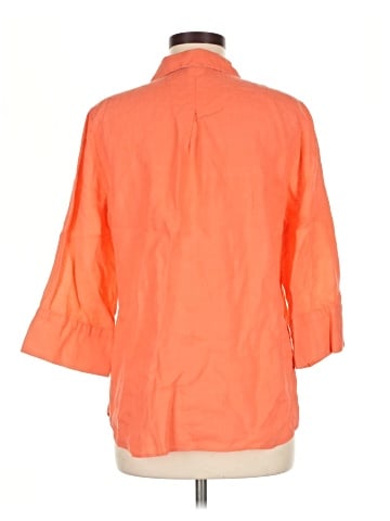 Chico's 3/4 Sleeve Button-Down Shirt (view 2)