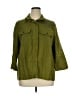Chico's 100% Linen Green Jacket Size XL - photo 1