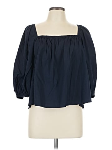 Madewell Puff-Sleeve Babydoll Top (view 1)
