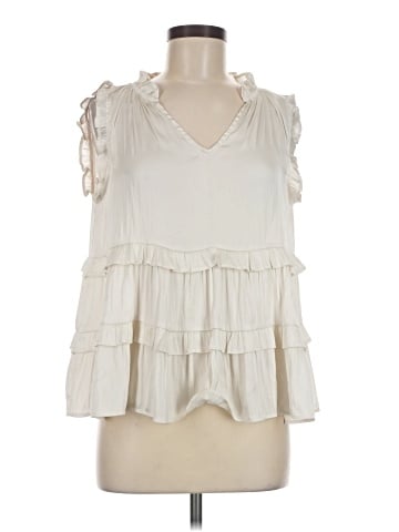 Aqua Sleeveless Blouse (view 1)