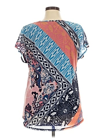 Dana Buchman Short Sleeve Blouse (view 2)