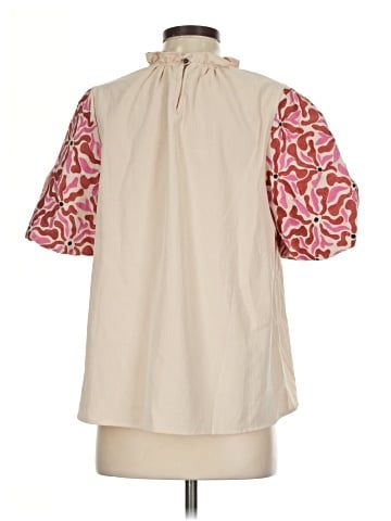 Entro 3/4 Sleeve Blouse (view 2)