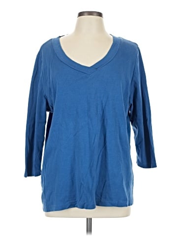 St. John's Bay 3/4 Sleeve T-Shirt (view 1)