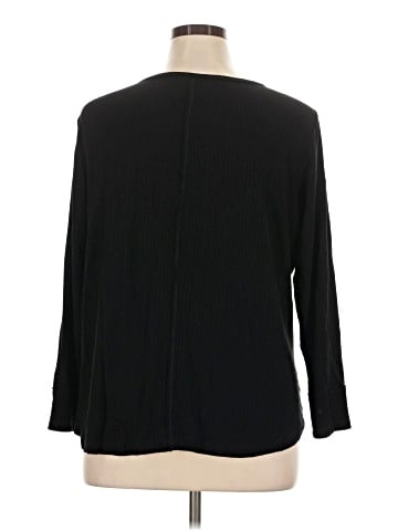 Cj Banks Long Sleeve Henley (view 2)