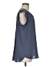 Assorted Brands 100% Polyester Gray Blue Short Sleeve Blouse Size M - photo 4