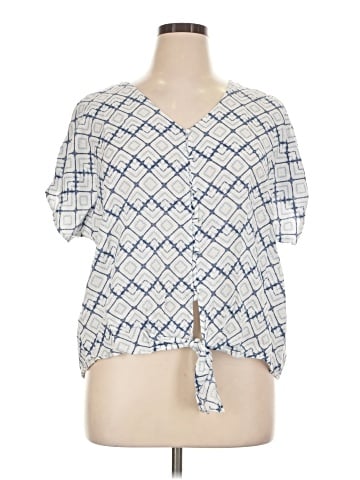 Caffé Marrakesh Short Sleeve Blouse (view 1)