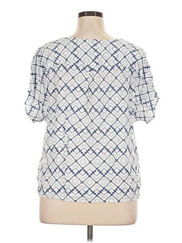 Caffé Marrakesh Short Sleeve Blouse (view 2)